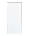 Peyton Lane Contemporary Rectangle White Wood Wall Mirror In White