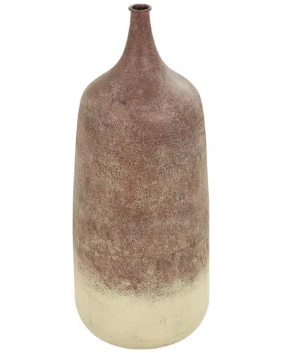 Peyton Lane Copper Metal Distressed Textured Ombre Vase