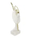 Peyton Lane Dancer Decorative Sculpture In White