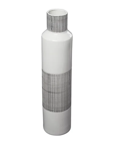 Peyton Lane Decorative Ceramic Vase In White