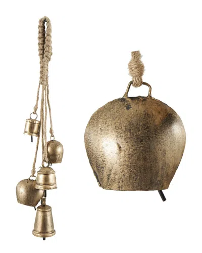 Peyton Lane Decorative Cow Bells In Multi