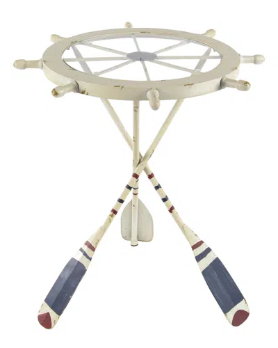 Peyton Lane Discontinued  Ship-wheel Table
