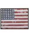 Peyton Lane American Flag Red Wood Wall Decor With Black Frame In Red