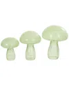 Peyton Lane Eclectic Glass Sculpture Set In Green