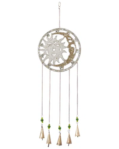 Peyton Lane Eclectic Windchime In Silver