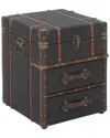 Peyton Lane End Table In Black