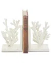 Peyton Lane Farmhouse Bookends In White