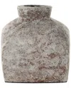 Peyton Lane Farmhouse Ceramic Vase In Gray