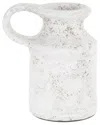 Peyton Lane Farmhouse Ceramic Vase In White