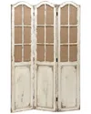 Peyton Lane Farmhouse Solid Room Divider Screen In Neutral