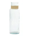 Peyton Lane Farmhouse Spanish Clear Recycled Glass Vase In Clear