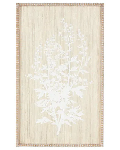 Peyton Lane Floral Wood Textured Home Wall Decor