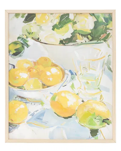 Peyton Lane Framed Wall Art In Yellow