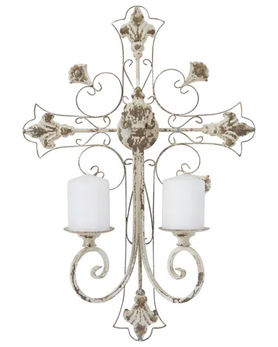 Peyton Lane French Country Wall Sconce In White