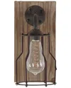 Peyton Lane Geometric Battery-operated Accent Lamp With Included Fixed Led  Light