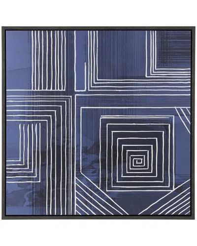PEYTON LANE PEYTON LANE GEOMETRIC CANVAS FRAMED WALL ART