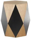 Peyton Lane Geometric Diamond Accent Table