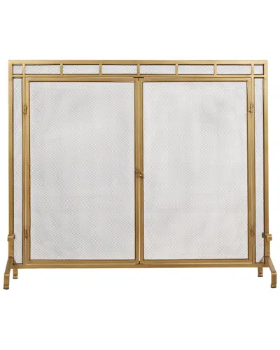 PEYTON LANE PEYTON LANE GEOMETRIC SINGLE PANEL FIREPLACE SCREEN