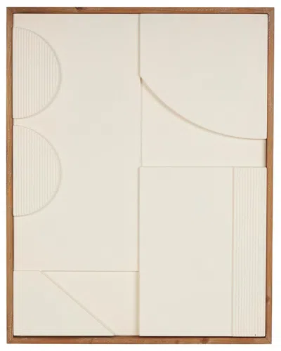 Peyton Lane Geometric Wood Home Wall Decor In Brown