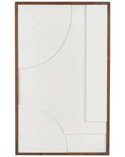 Peyton Lane Geometric Wood Textured Dimensional Shape Home Wall Decor