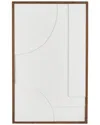 Peyton Lane Geometric Wood Textured Dimensional Shape Home Wall Decor