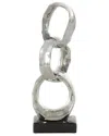 Peyton Lane Glam Ceramic Sculpture In Gray