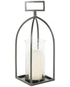 Peyton Lane Glam Metal Candle Lantern In Metallic