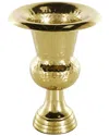Peyton Lane Glam Metal Vase In Gold