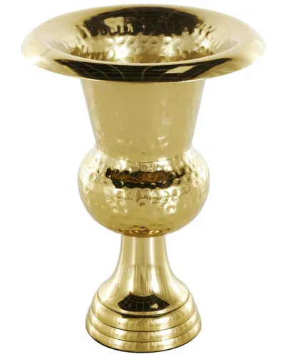 Peyton Lane Glam Metal Vase In Gold