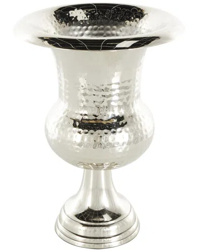 Peyton Lane Glam Metal Vase In Silver