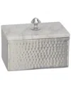 Peyton Lane Glam Rectangle Marble Jewelry Box In Gray