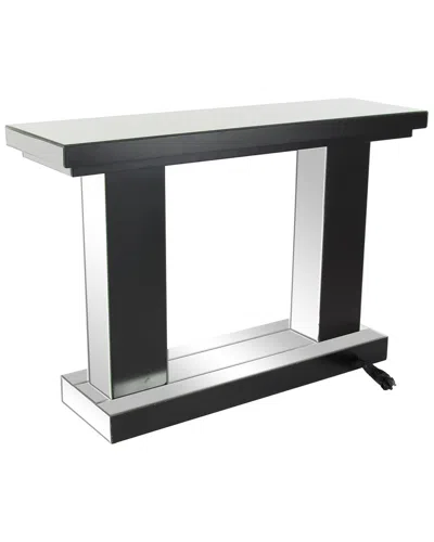 Peyton Lane Glam Silver Wood Console Table