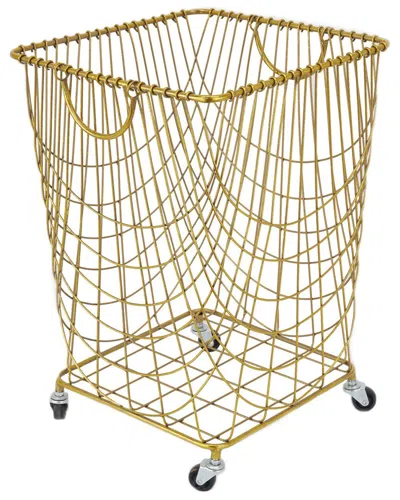 Peyton Lane Glam Storage Cart In Gold