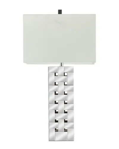 Peyton Lane Glam Table Lamp In Silver