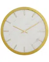 Peyton Lane Glam Wall Clock In Gold