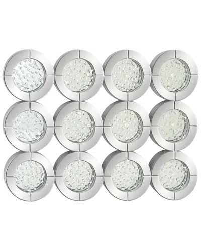 Peyton Lane Glam Wall Mirror In Silver