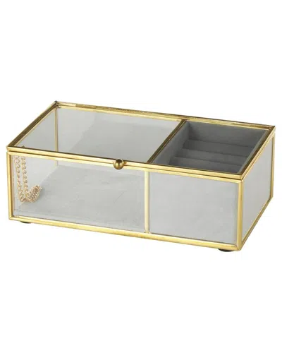 Peyton Lane Glass Decorative Jewelry Box