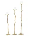 Peyton Lane Gold Aluminum Metal Abstract Tall Floor Textured M