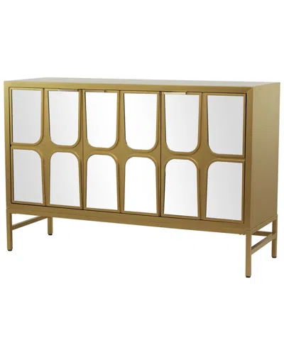 Peyton Lane Gold Glam Wood Cabinet