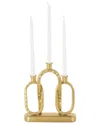 Peyton Lane Gold Metal Interlocked Chains Decorative Candle H