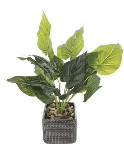 Peyton Lane Green Faux Foliage Artificial Plant In Multi