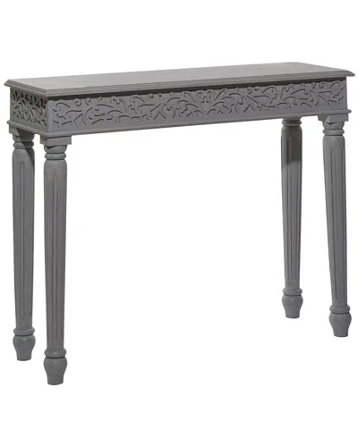 Peyton Lane Grey Farmhouse Mango Wood Console Table
