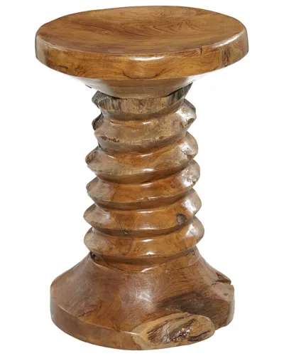 Peyton Lane Handmade Accent Table In Brown