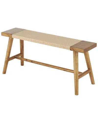Peyton Lane Handmade Bench In Brown