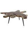 Peyton Lane Handmade Coffee Table In Brown