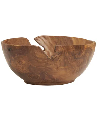 Peyton Lane Handmade Decorative Bowl In Brown