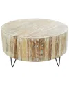 Peyton Lane Handmade Distressed Coffee Table In Brown