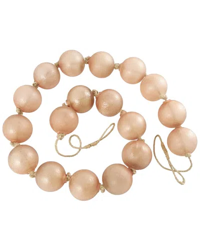 Peyton Lane Handmade Garland With Tassel In Neutral
