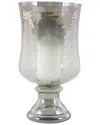 Peyton Lane Handmade Hurricane Lamp In Gray