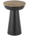 Peyton Lane Handmade Pedestal Accent Table